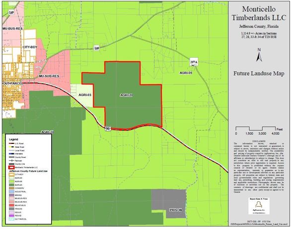 Affordable Hunting Tract Near Tallahassee: US 90, Monticello , FL 32344
